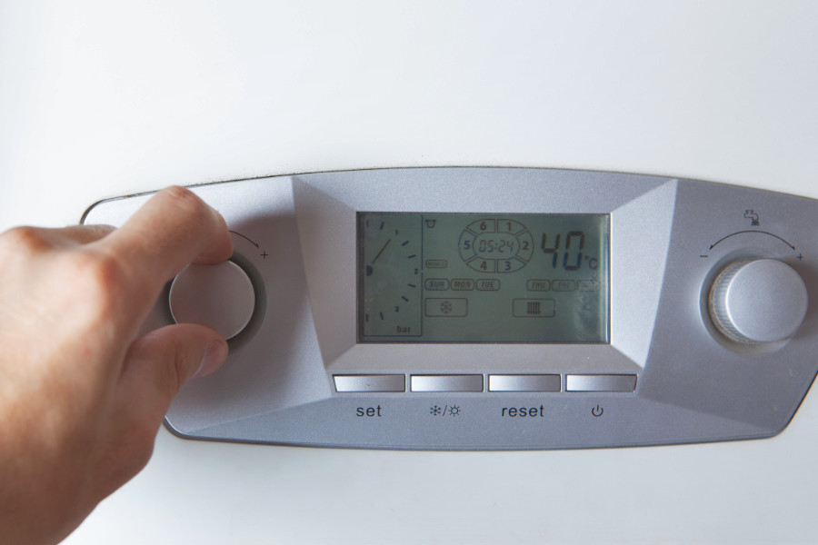 Aanpassen temperatuur van de verwarming